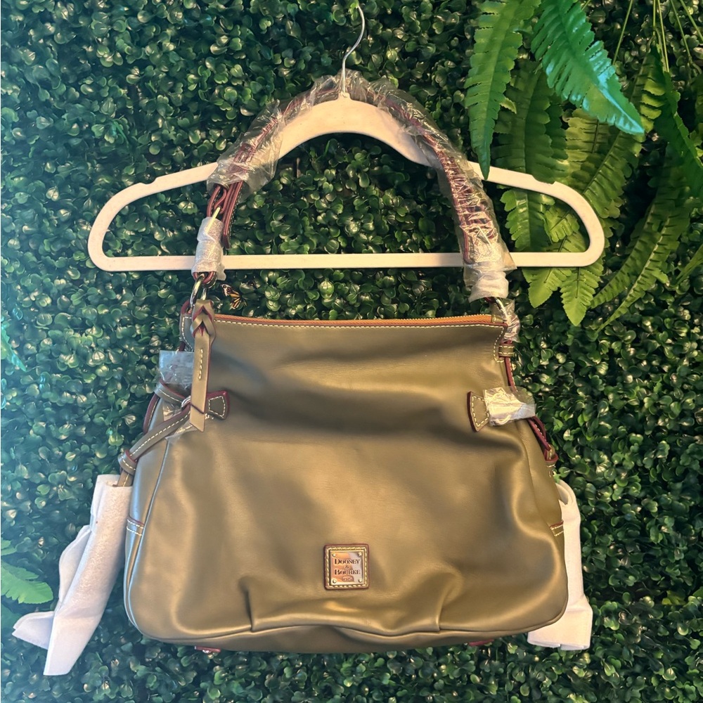 Dooney & Bourke Sage Green Leather Shoulder Bag